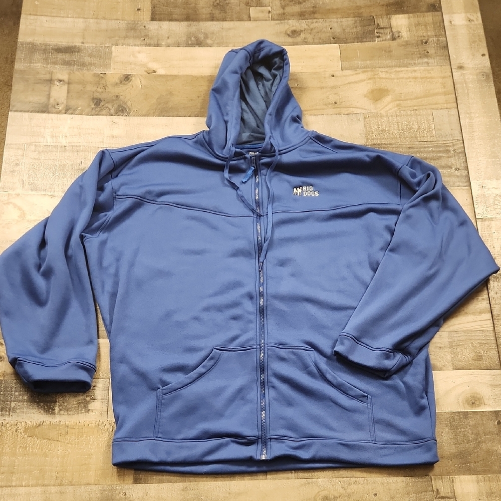 Big Dogs‎ Lightweight Blue Hooded Jacket